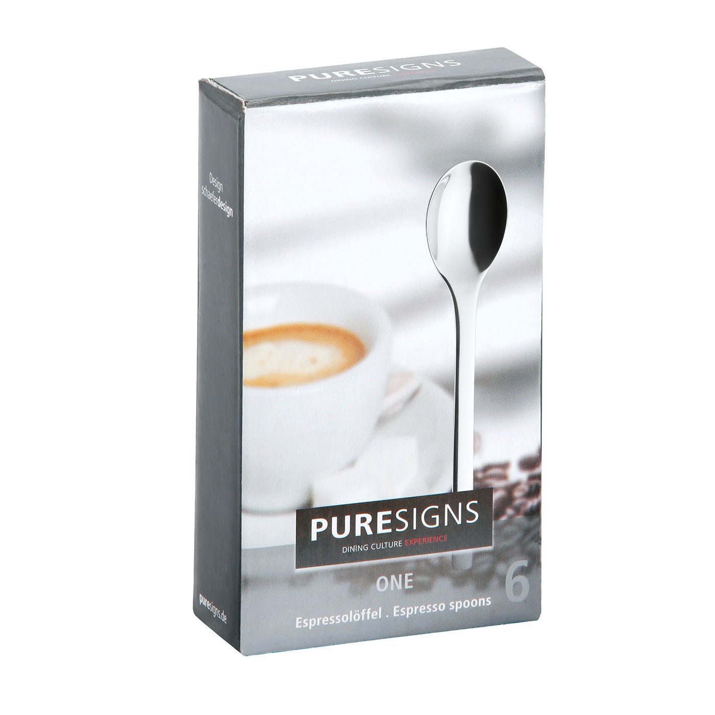 Espressolöffel 6 Stück ONE Extra poliert -