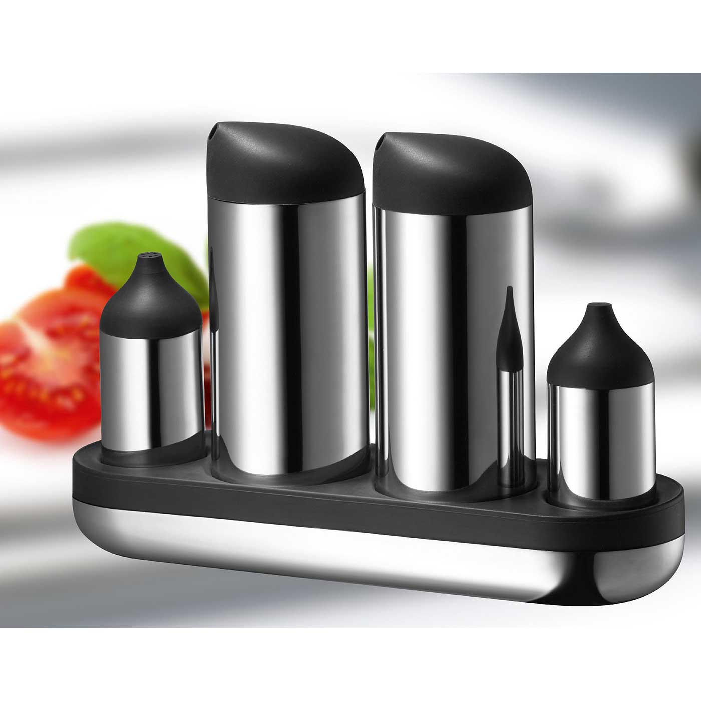 Essig/Öl Menage Set 4 - teilig -