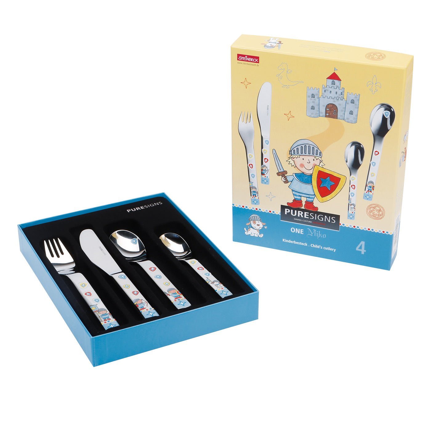 Kinderbesteck 4 - teilig MIKO -
