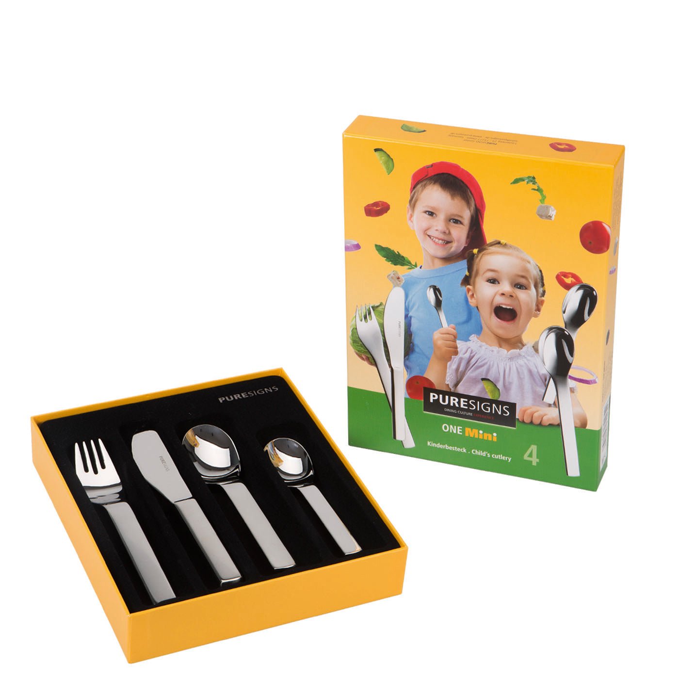 Kinderbesteck 4 - teilig ONE mini poliert -
