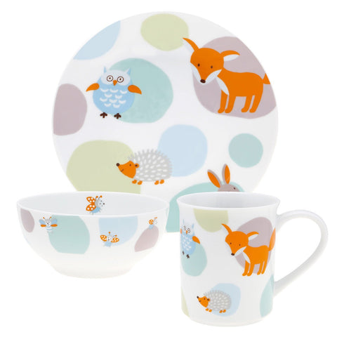 Kindergeschirr Set 3-teilig WOODY