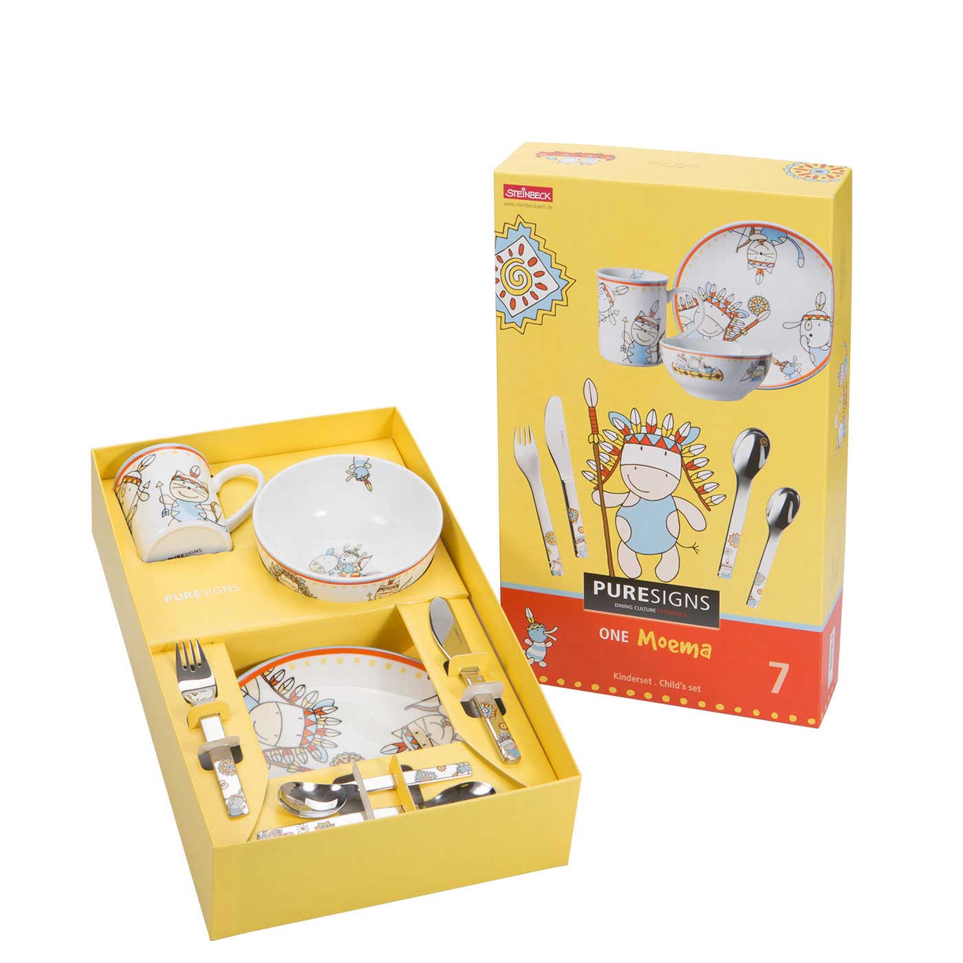 Kindergeschirr Set 7 - teilig MOEMA -
