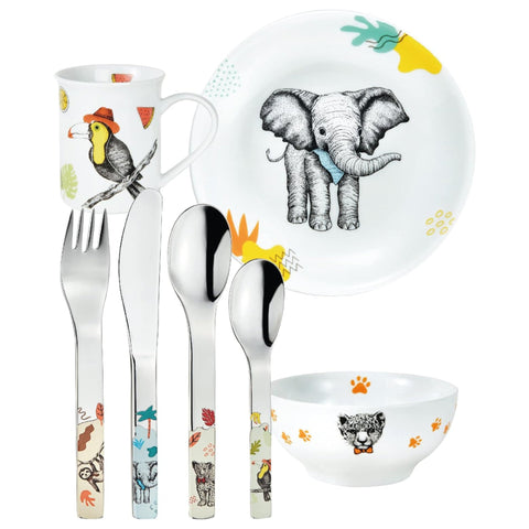 Kindergeschirr Set 7-teilig NATURA