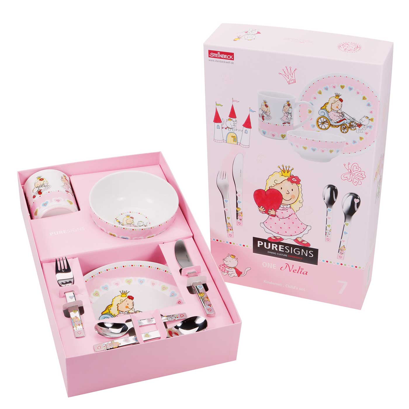 Kindergeschirr Set 7 - teilig NELIA -