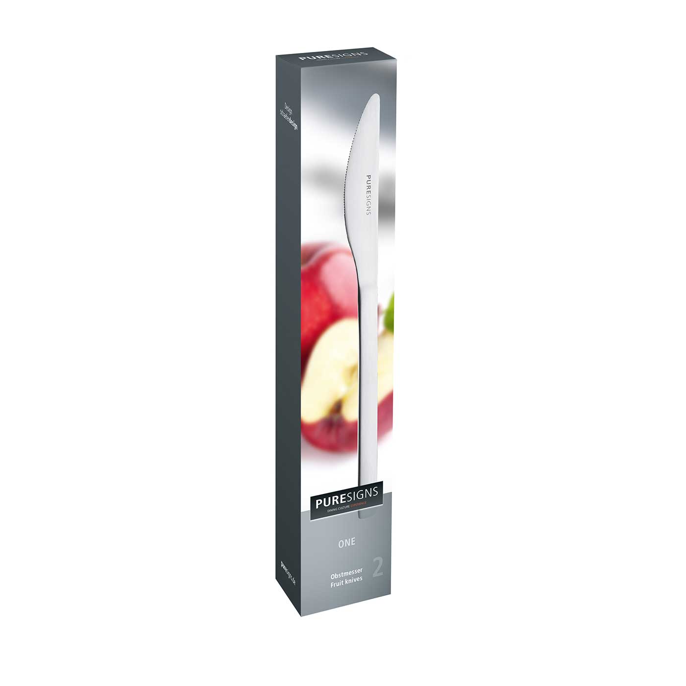 Obstmesser 2 Stück ONE Extra matt -