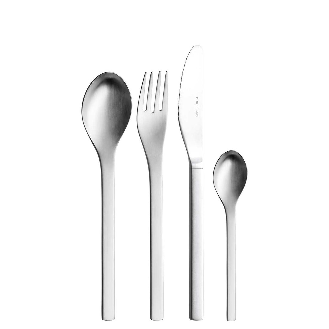 Juniorbesteck 4 - teilig (matt) mit Gravur -