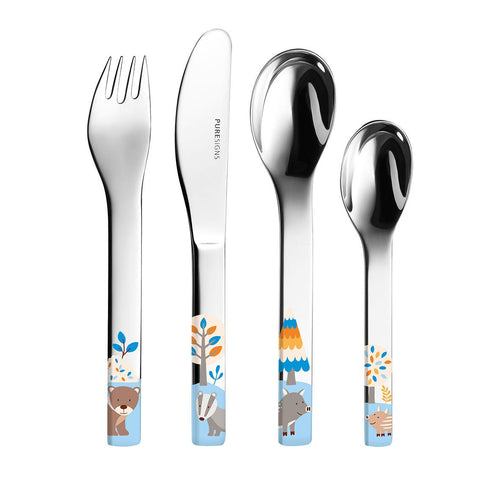 Kinderbesteck 4-teilig FRIENDS