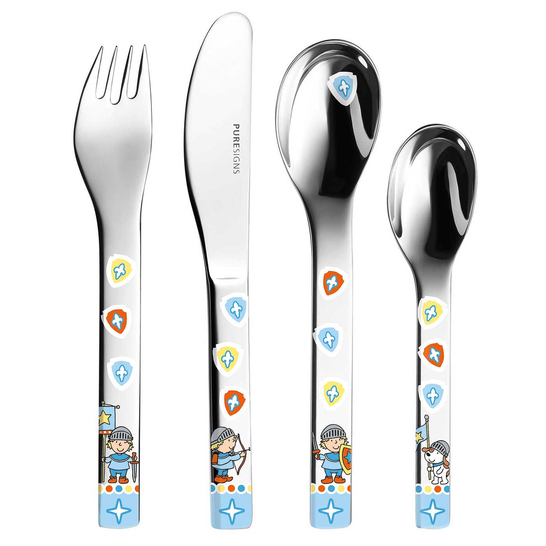 Kinderbesteck 4 - teilig MIKO mit Gravur -