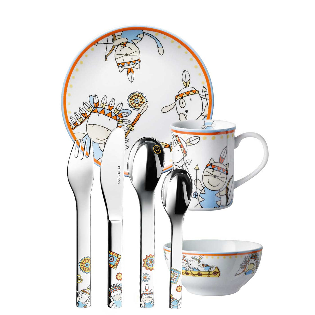 Kindergeschirr Set 7 - teilig MOEMA -